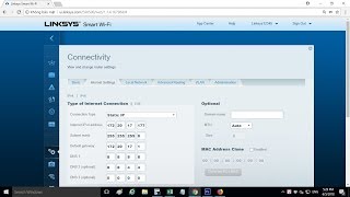 assign a static ip for mac address with linksys e1200 on local network